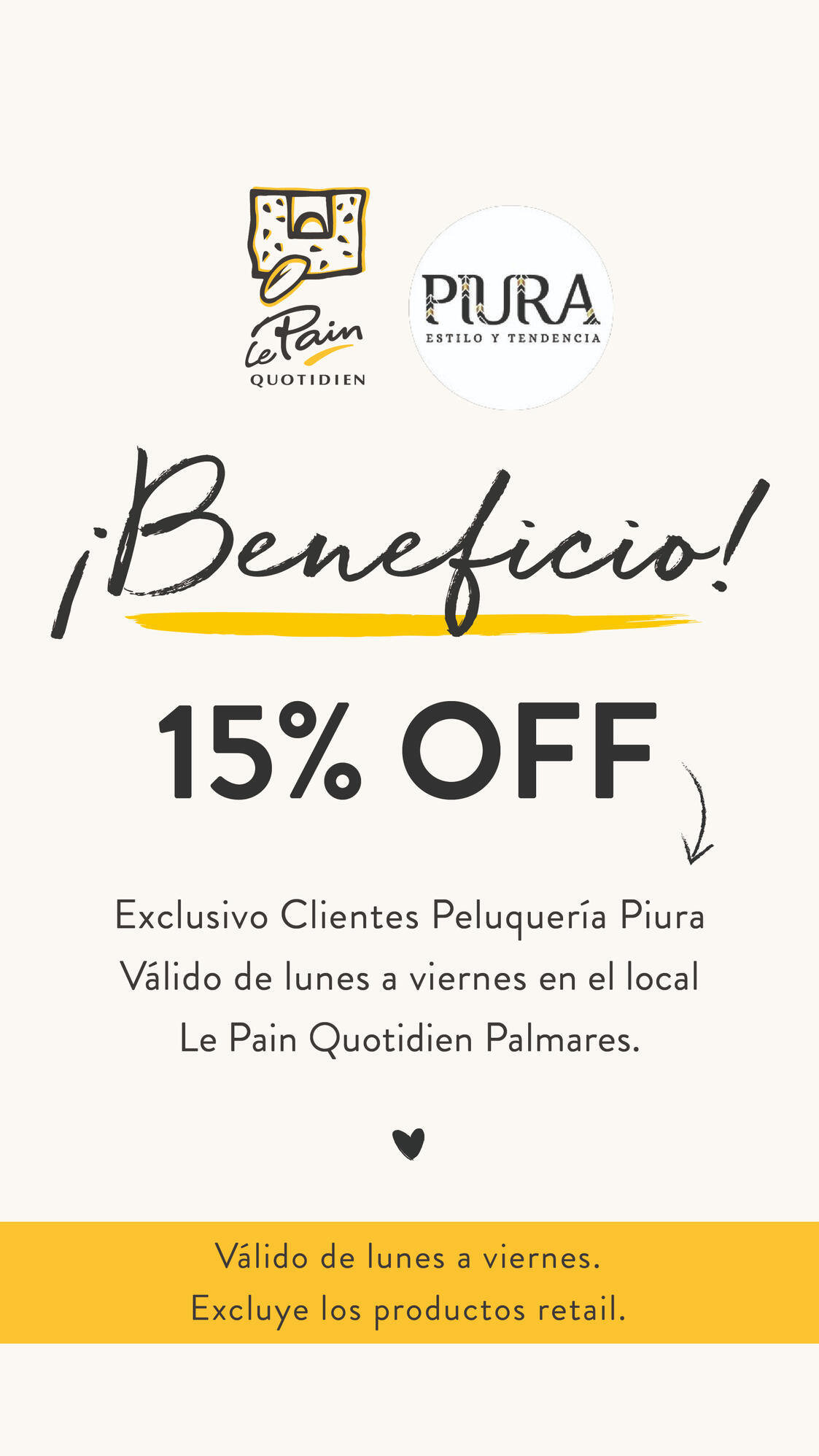 Le Pain Quotidien Mendoza - Panadería artesanal y beneficios Club Piura. Cafetería en Palmares Open Mall Godoy Cruz - Desayunos saludables Comunidad PIURA.