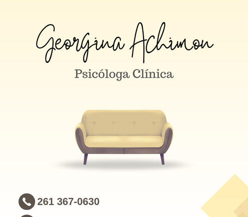 Salud mental y bienestar en Mendoza con Georgina Achimon y PIURA. Psicoterapia individual en Lisandro de la Torre Capital - Alianza PIURA.